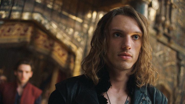 Jamie Campbell Bower as Christopher Marlowe.