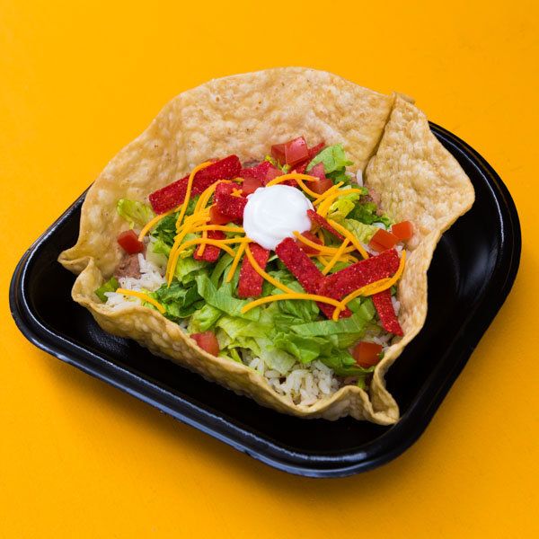 calories in fiesta taco salad without shell