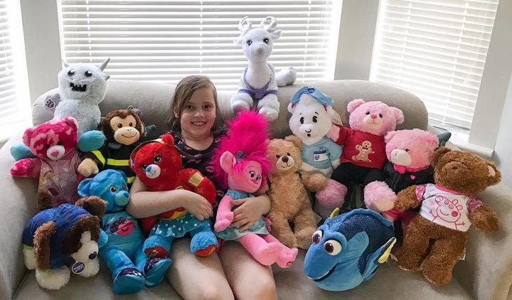 Sarah Rawsthorne wrote a hilarious open letter to Build-A-Bear Workshop, a store from which her daughter, Ruby (above), has about 20 toys.