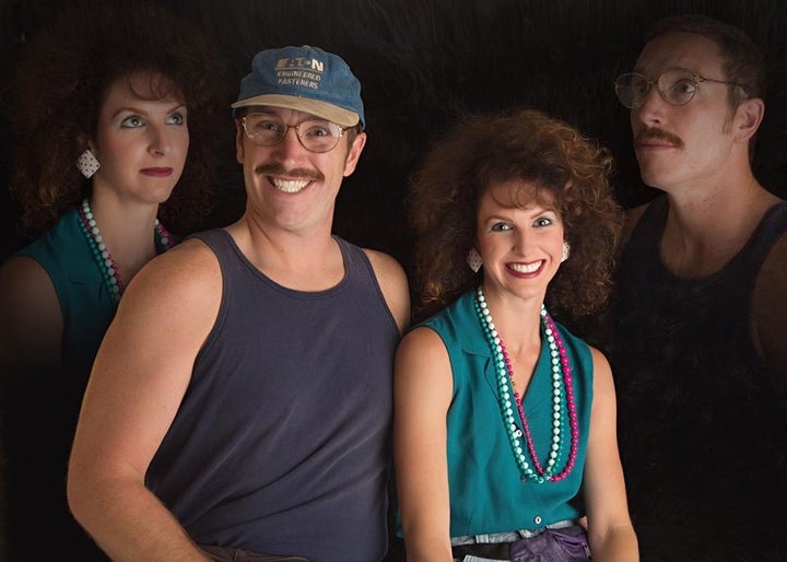 You Have To See This Married Couples Gloriously 80s Photo Shoot Huffpost