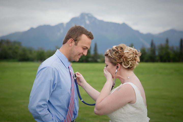 Becky listened to her son's heart beating through Jacob's chest. 