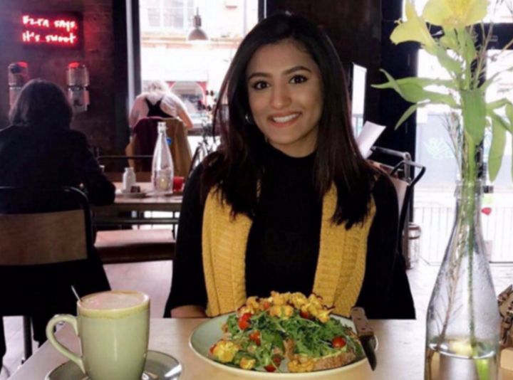 A man has been charged with face two counts of grievous bodily harm with intent after Resham Khan, above, and her cousin were allegedly doused with acid in east London