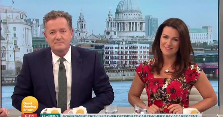 Piers Morgan's ego was dented when Susanna Reid admitted she preferred Bill Turnbull