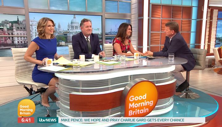 Susanna and Bill put on a loving display on 'Good Morning Britain'