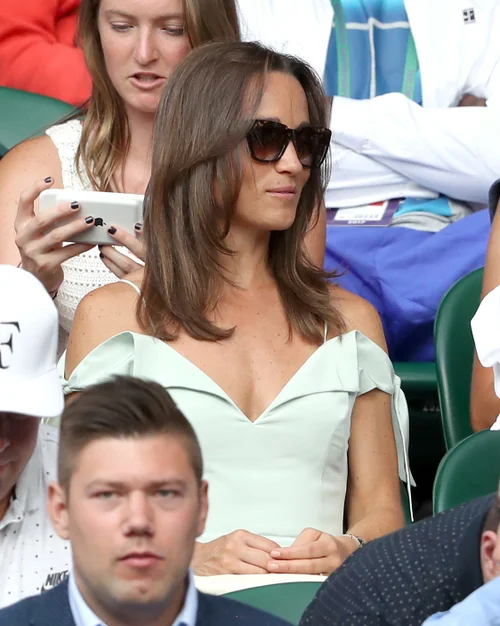 Pippa Middleton Watches Wimbledon In Stunning Mint Green Dress By A British  Designer | HuffPost UK Style