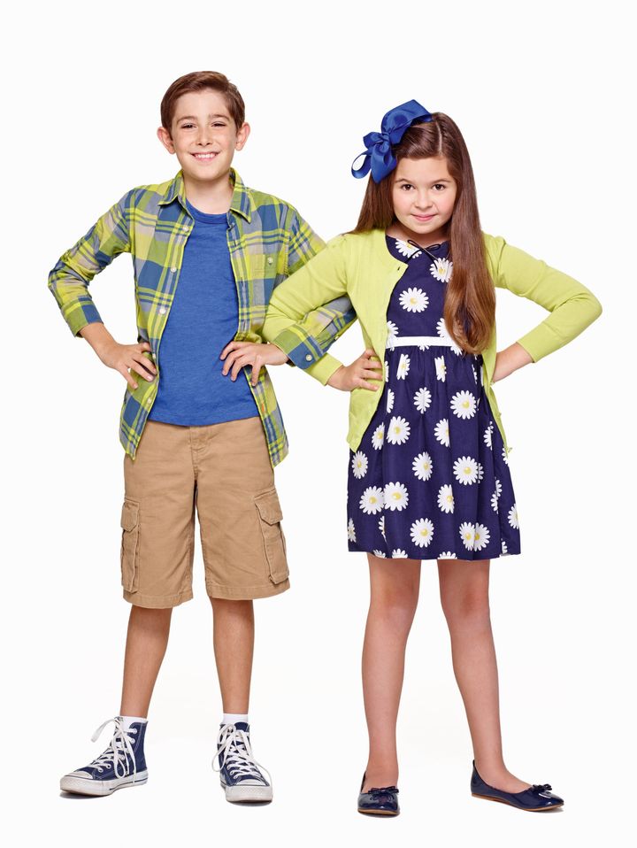 Addison Riecke, right, with Diego Velazquez in The Thundermans.