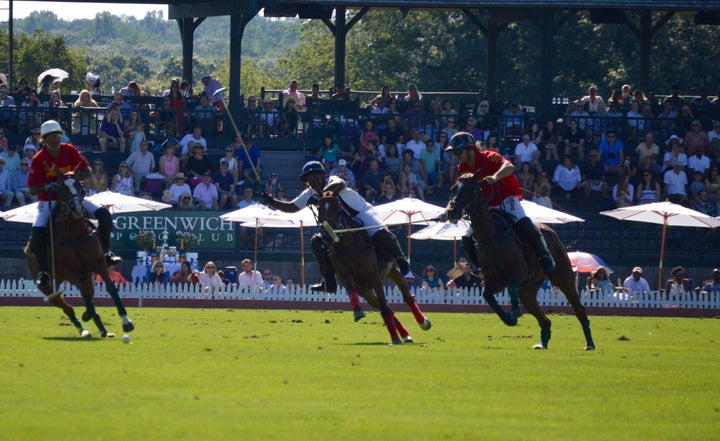 Harris is currently playing for the Postage Stamp Farm team in the Silver Cup tournament.