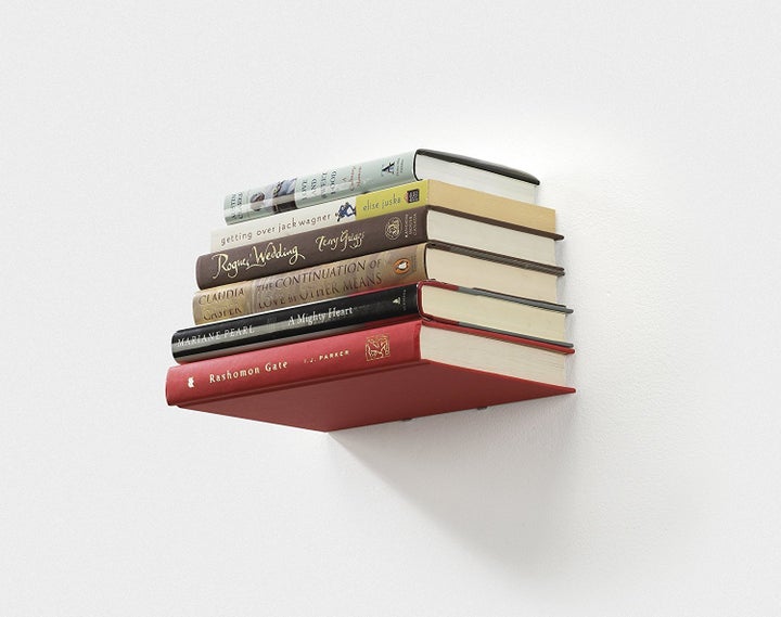 These floating bookshelves are on sale today for only $11.50 -- snag a few while they last!