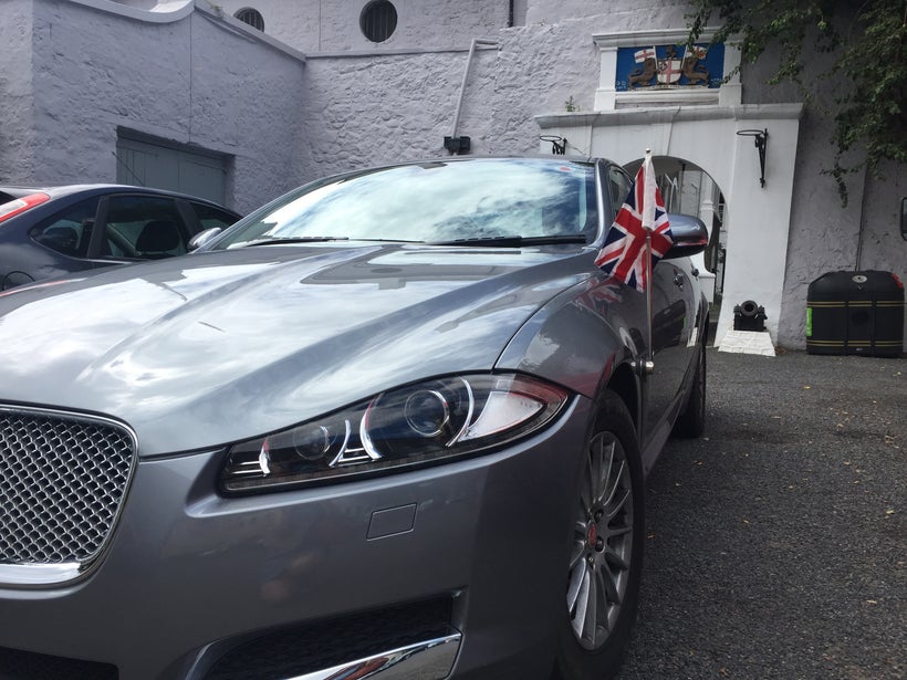 One of the nicest cars on the island is for the Governor.