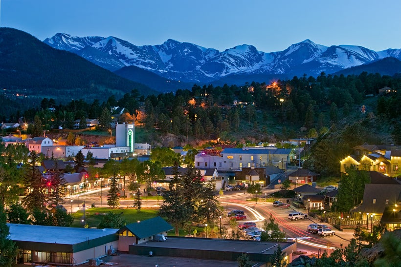 The town is particularly gorgeous at twilight.