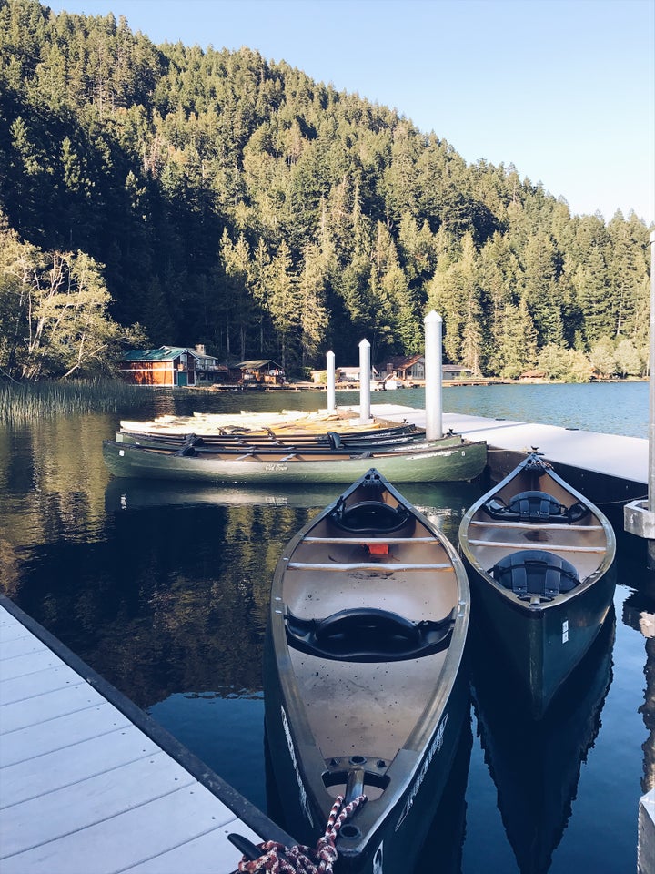 <p>Crescent Lake in Olympic National Park</p>