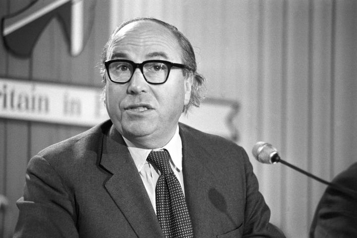 Former Home Secretary and Chancellor Roy Jenkins in 1975