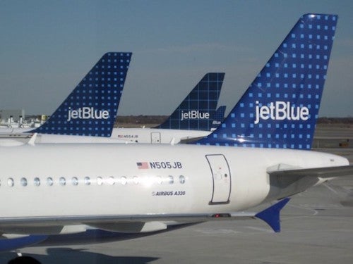 Save on checked bag fees with the JetBlue credit cards.