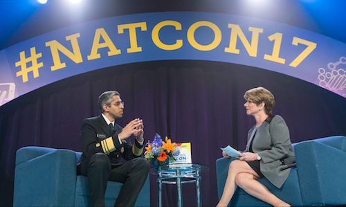 Dr. Vivek Murthy and President and CEO of the National Council for Behavioral Health, Linda Rosenberg. 