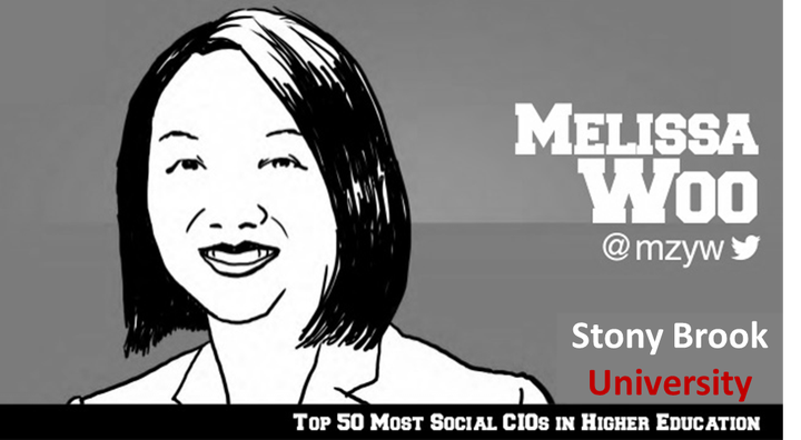 <p>Melissa Woo, CIO at Stony Brook University</p>