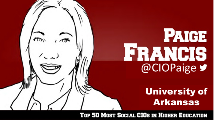 <p>Paige Francis, Associate CIO at University of Arkansas</p>