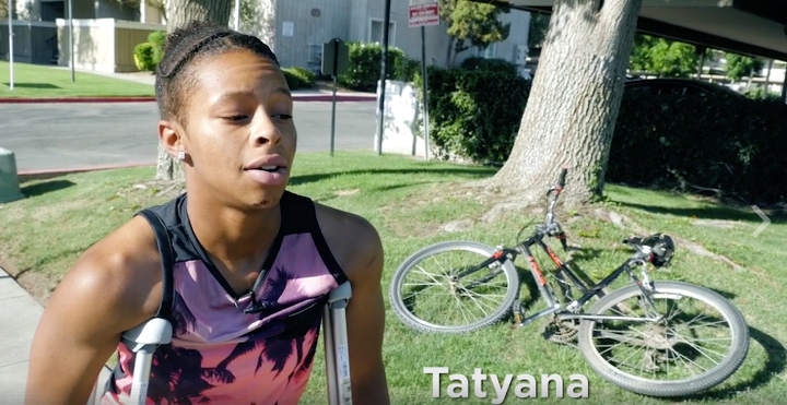 Tatyana Hargrove was attacked by a Bakersfield police dog on June 18. 