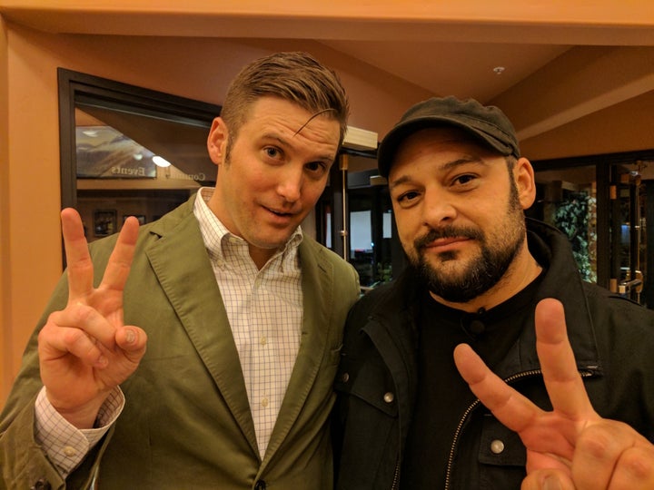 Richard Spencer (L) and Christian Picciolini (R), Whitefish, Montana (April 2017)