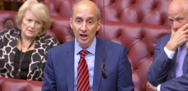 Lord Adonis called on the government to intervene over vice chancellors' salaries 
