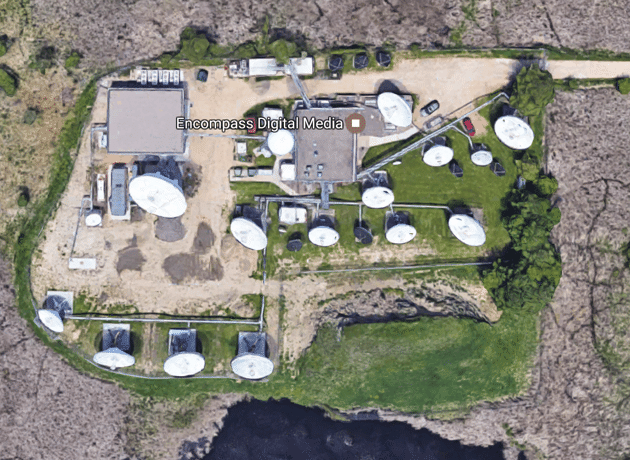 <p>Lino Lakes ground station (Google).</p>