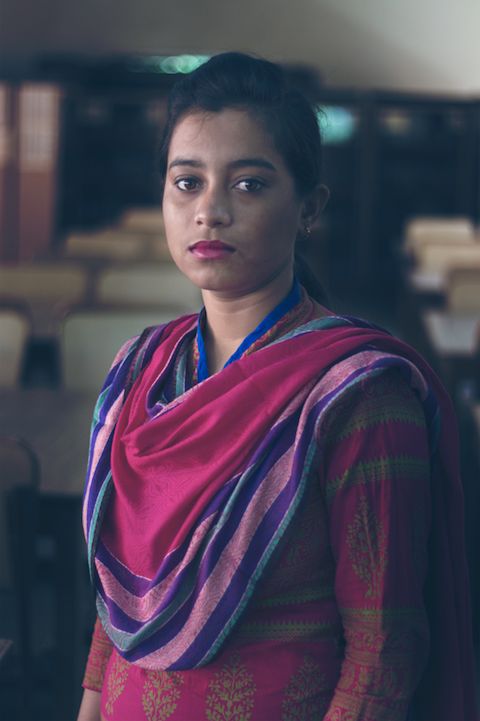 Kalyani, child sex trafficking survivor and School for Justice participant.