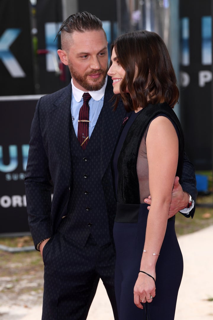 Tom Hardy and Charlotte Riley