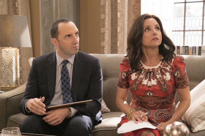 Tony Hale and Julia Louis-Dreyfus in "Veep."