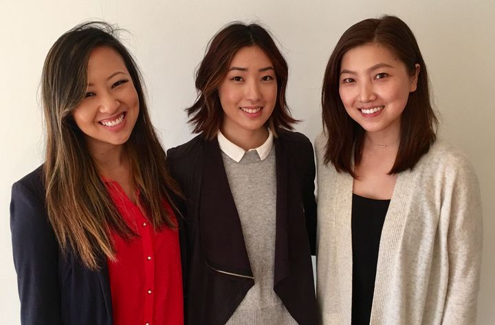 Tech colleagues Annie Shin, Tammy Cho and Grace Choi have started a website to help those targeted by sexual harassment.