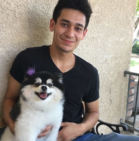 Rios and Pepper strike a pose.