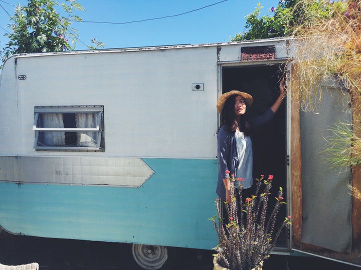 trailer in venice beach, california