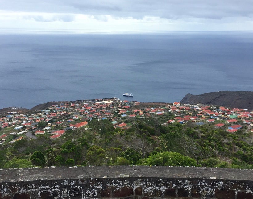 The RMS from High Knoll Fort, looking over Half Tree Hollow.