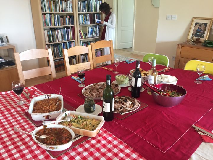 This was a special Sunday lunch for Easter.