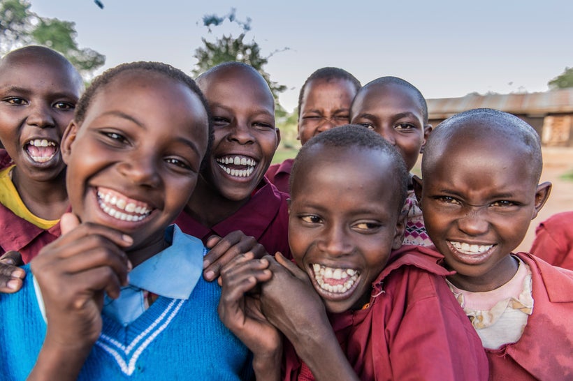 Girls at Ewaso Primary School in Ewaso, in Laikipia in Northern Kenya. © Ami Vitale