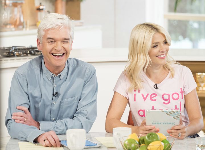 Holly Willoughby and Phillip Schofield came to the rescue of one caller