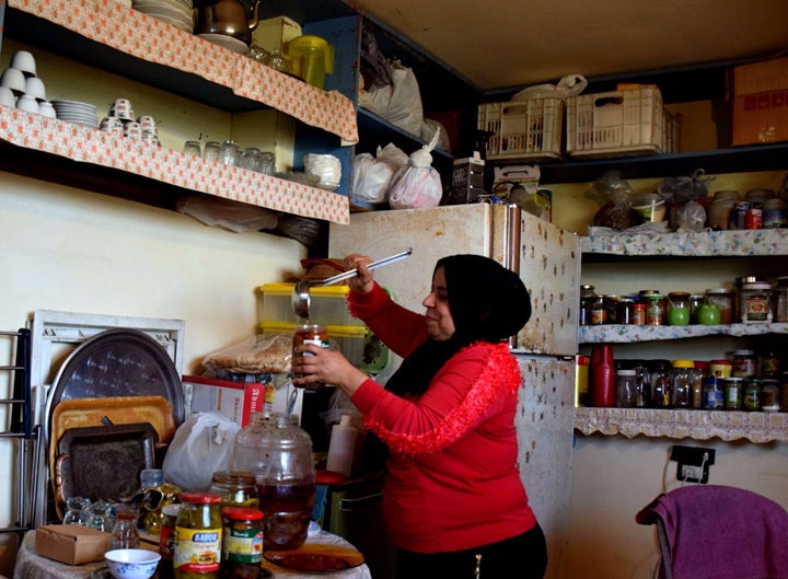 <p>A refugee in Lebanon used a loan from Kiva.org to start a cooking business.</p>