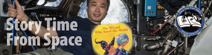Japanese astronaut Koichi Wakata reads The Wizard Who Saved the World from the International Space Station for the Story Time From Space program. 