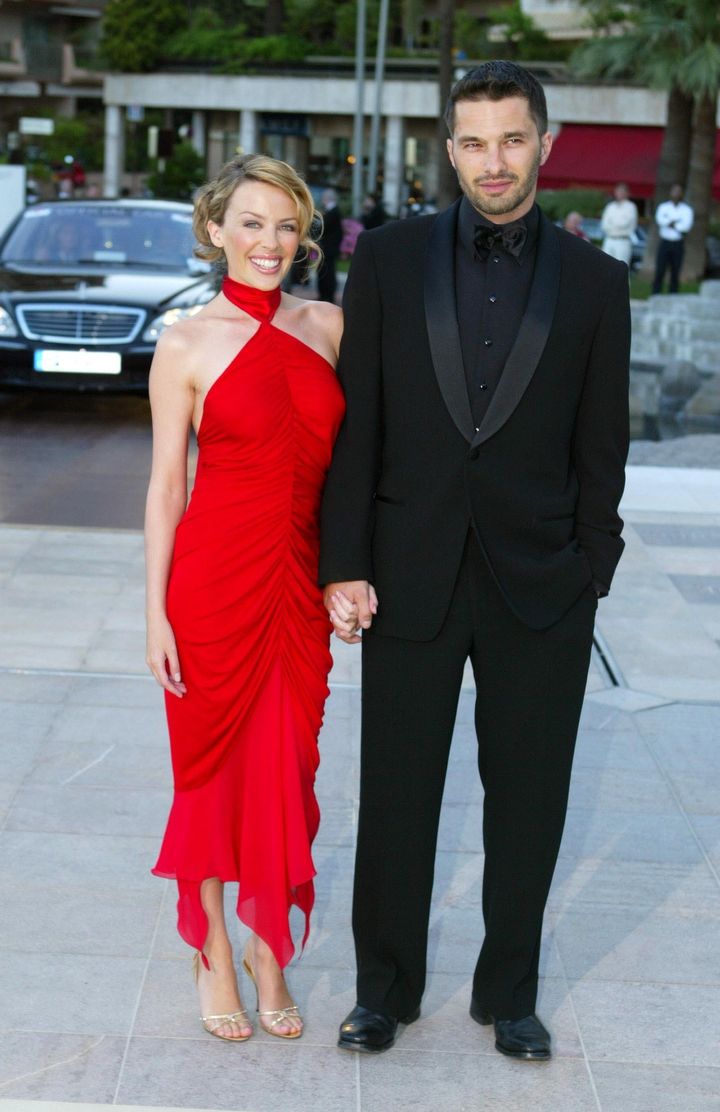 Kylie Minogue and Olivier Martinez dated from 2002 to 2007
