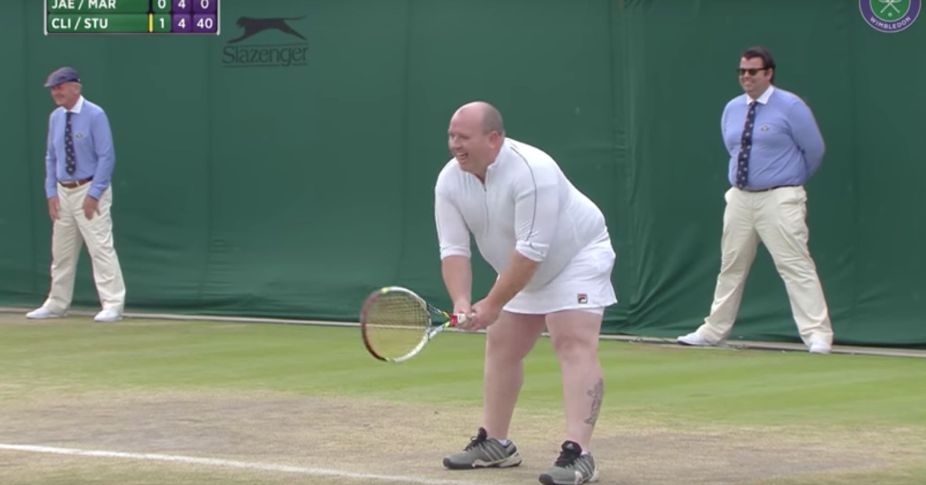 Male Tennis Fan Dons Skirt To Play Wimbledon Women After Shouting Advice