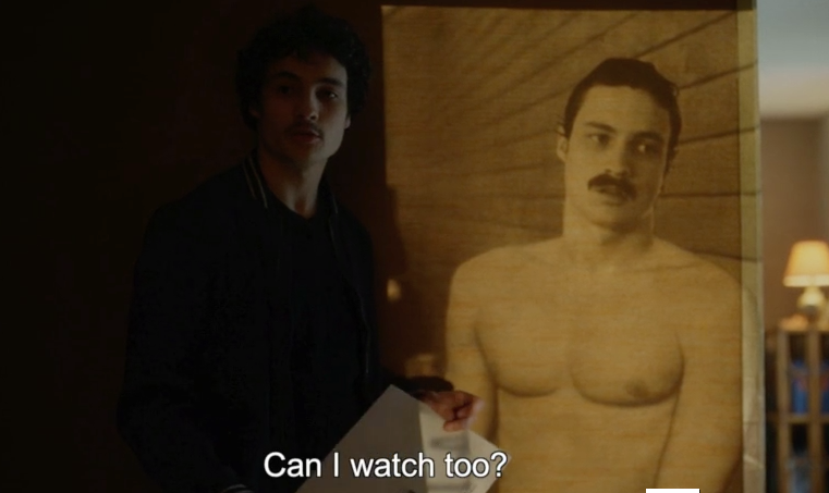 Simon (Quentin Dolmaire) meets his grandad belatedly.