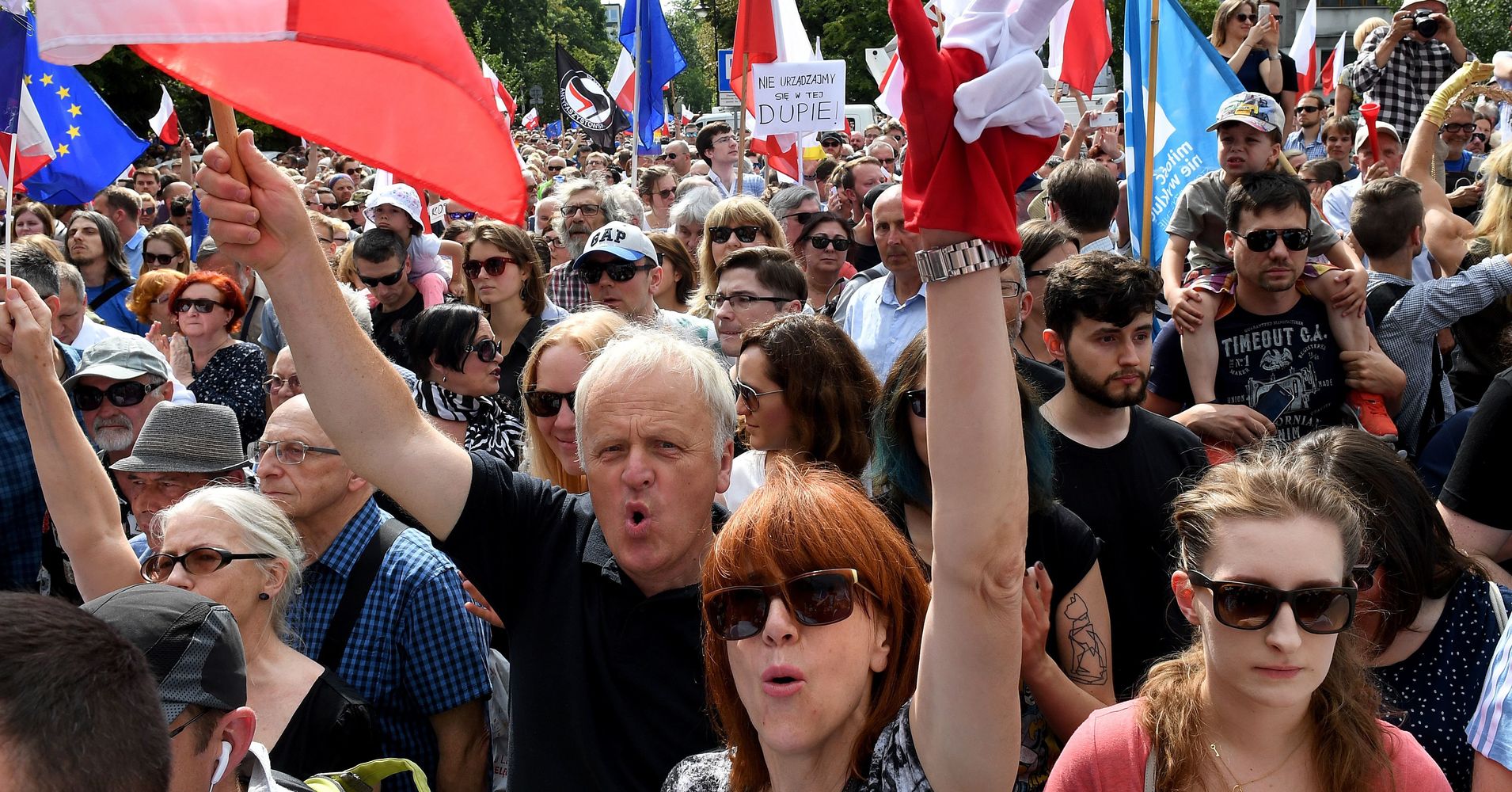 Massive Protests In Poland As Government Takes Aim At Courts HuffPost
