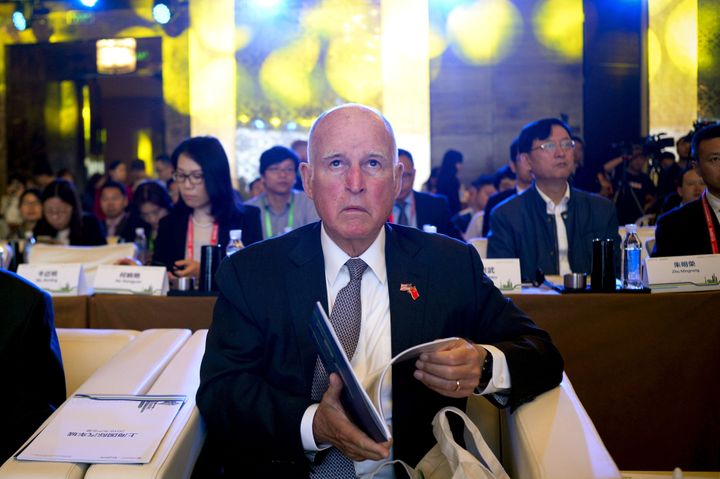 Brown, increasingly the face of the U.S. climate efforts abroad, attends the Clean Energy Ministerial international forum in Beijing on June 6, 2017
