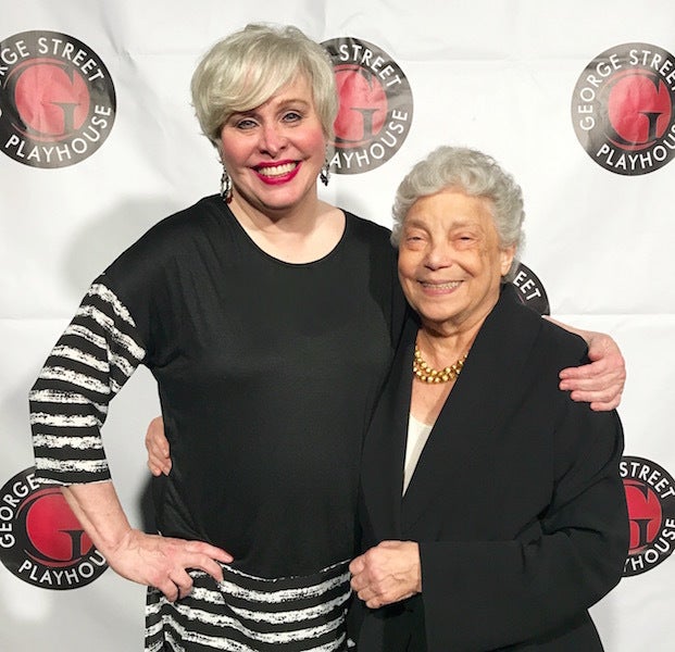 <p>The onstage <em>Curvy Widow</em> and the real <em>Curvy Widow</em>: Nancy Opel (left) and Bobby Goldman (right). </p>