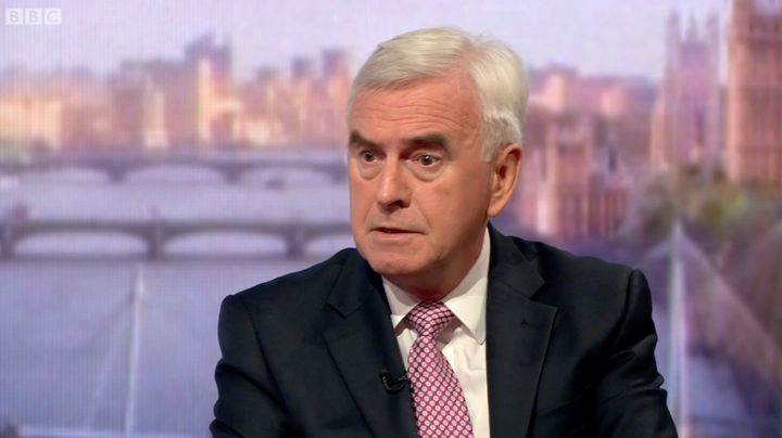 John McDonnell sparked anger with his 'backtracking' comments 