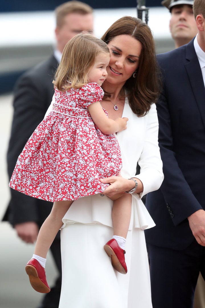 Prince George And Princess Charlotte Arrive In Poland With Duke And ...