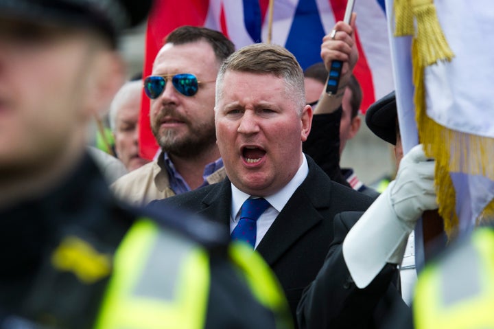 <strong>Leader of Britain First Paul Golding.</strong>