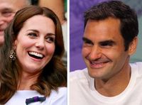 Here's Why Kate Middleton Kissed Roger Federer 3 Times After His Wimbledon Win