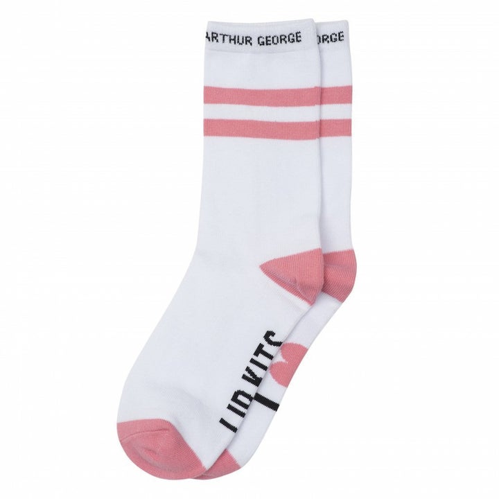 "I Heart Lip Kits" socks. 