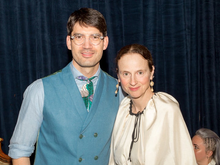 <p>André Leon Talley Presents: Fluid Fashion ’18. Eric Johnson and Alexandra Kotur</p>