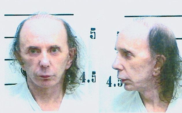 Spector in his mugshot photo on June 5, 2009, after being found guilty of murdering Lana Clarkson.