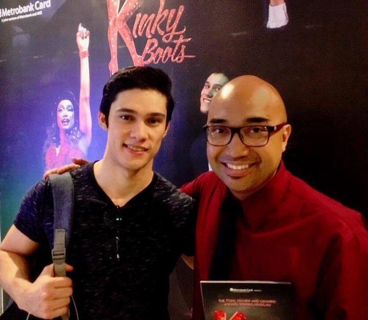 <p>Laurence Mossman - Star of Kinky Boots in Manila, Philippines</p>